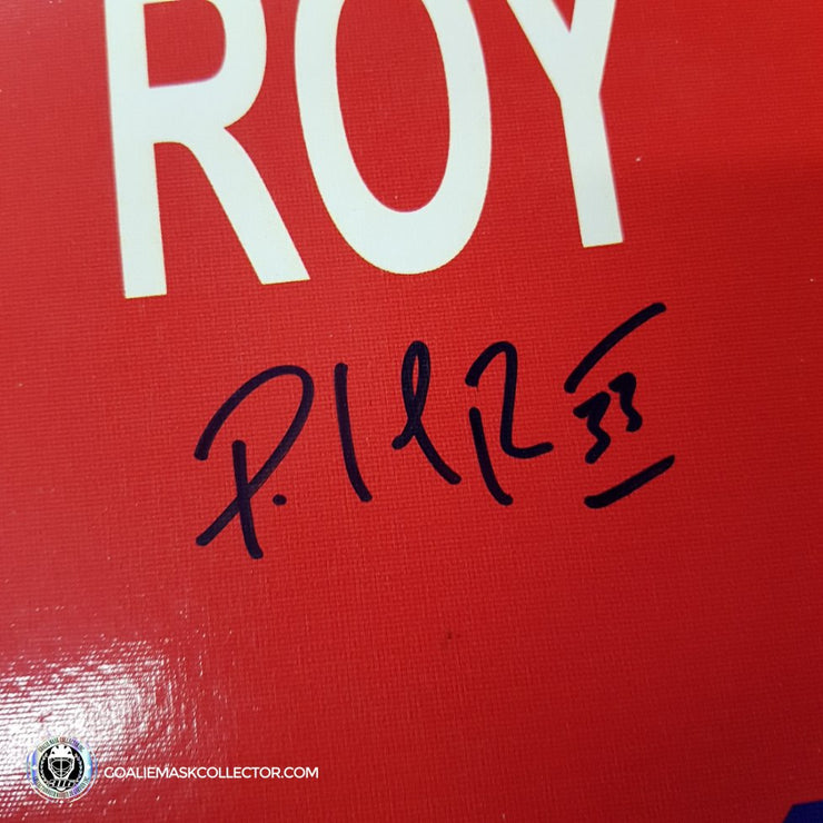 Patrick Roy Signed Montreal Canadiens Retirement 1984-1995 Banner 12 x 28 in -SOLD OUT