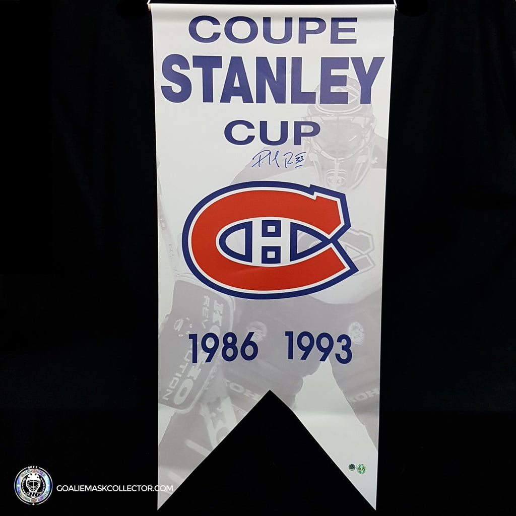 PATRICK ROY MONTREAL CANADIENS #33 RETIREMENT BANNER NHL LITHOGRAM PRO –  UNITED PATCHES