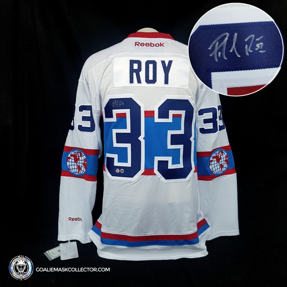 Patrick Roy Signed Montreal Canadiens 2016 White Winter Classic Jersey