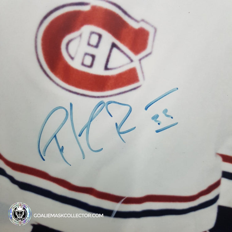 Patrick Roy Signed Montreal Canadiens Forum Original Lamination 1993 Stanley Cup Celebration Displayed in Office of President Ronald Corey 36 x 24 in - SOLD