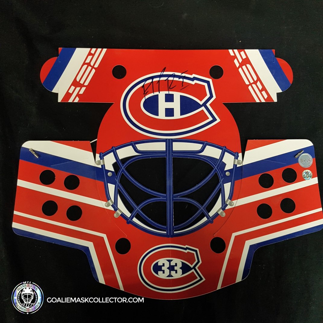 Patrick Roy Signed Paper Mask Season Calendar