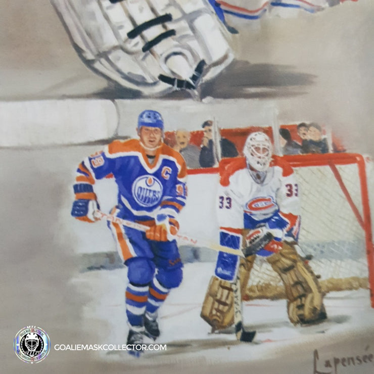 Patrick Roy Signed Statistics Montreal Canadiens Lapensee Print AS-00896 - SOLD