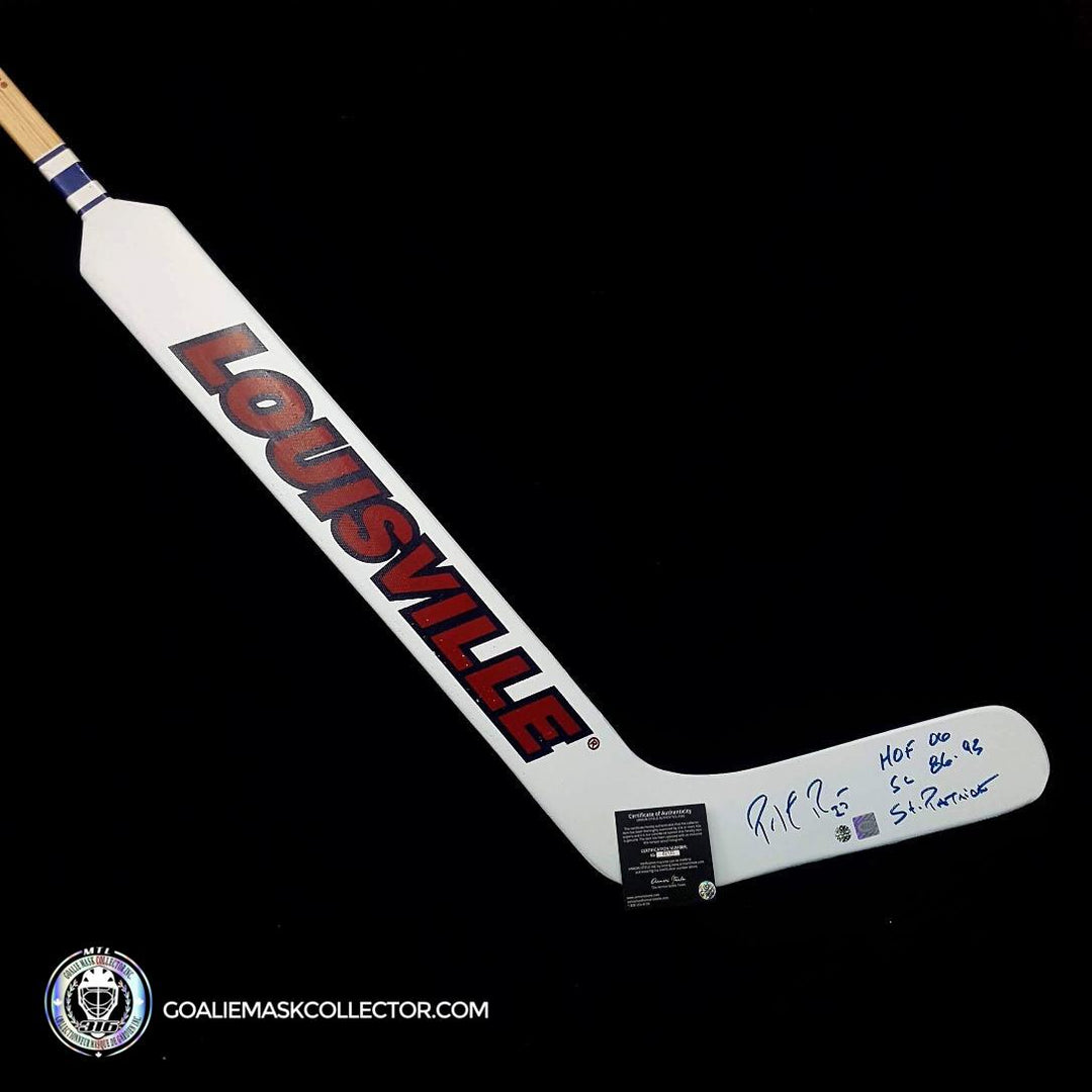 Patrick Roy Signed Stick Louisville 3x Inscriptions Montreal Canadiens - SOLD OUT