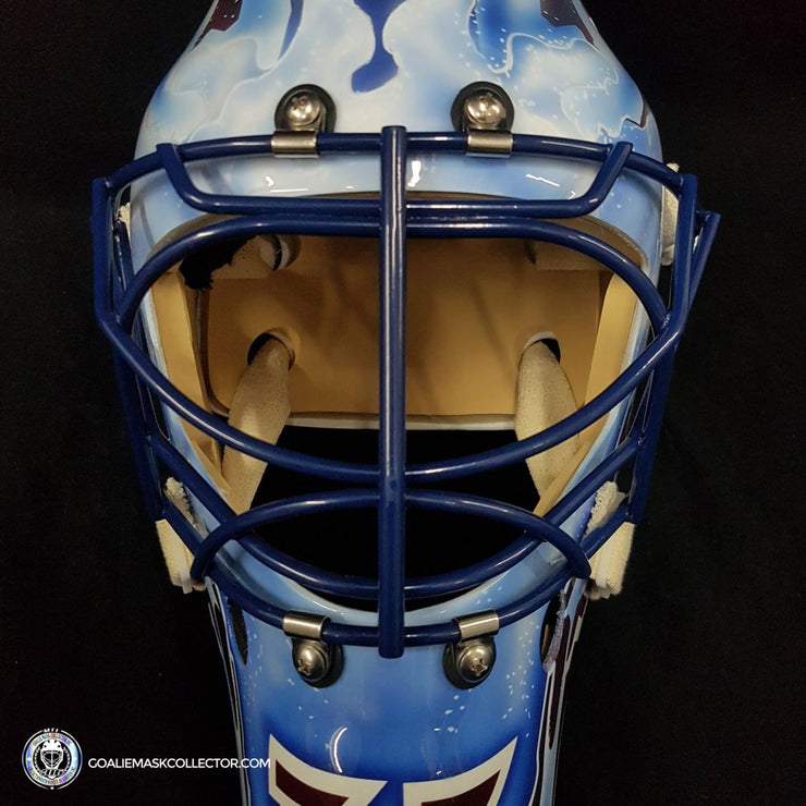 Colorado Avalanche Mini Goalie Mask - Franklin Sports NHL Replica Collectible