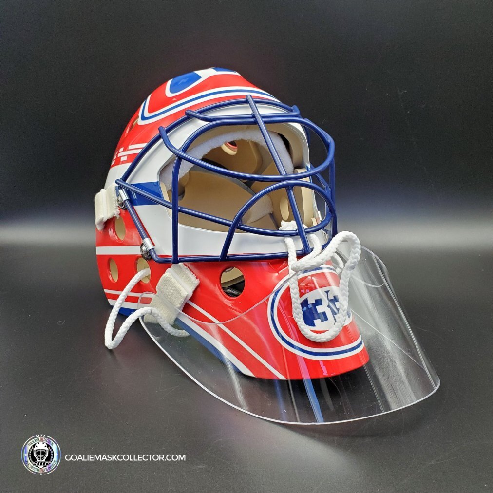 Patrick Roy Goalie Mask Unsigned Montreal Classic + Throat Guard Included Tribute