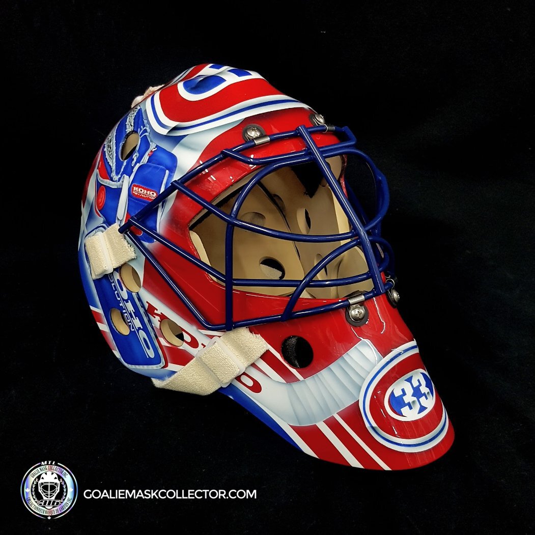 Patrick Roy Unsigned Goalie Mask "THE GEAR COLLECTION" Koho Revolution Pad Set Montreal
