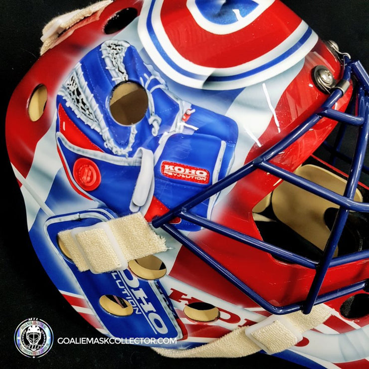 Patrick Roy Unsigned Goalie Mask "THE GEAR COLLECTION" Koho Revolution Pad Set Montreal