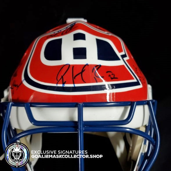 Patrick Roy Signed Goalie Mask Team Signed Montreal Canadiens 1993 Stanley Cup Winning Team Autographed - SOLD
