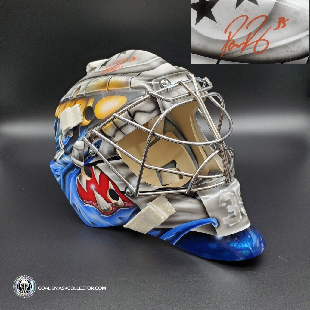 Pekka Rinne Signed Goalie Mask Nashville V1 Signature Edition. Goalie Mask Collector.