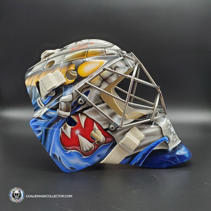 Pekka Rinne Signed Goalie Mask Nashville V1 Signature Edition Autographed