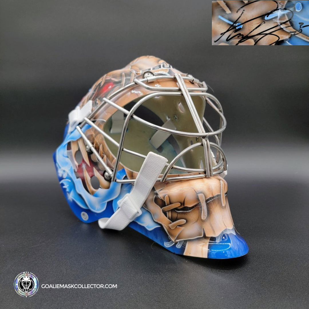 Pekka Rinne Signed Goalie Mask Nashville Tribute Autographed AS