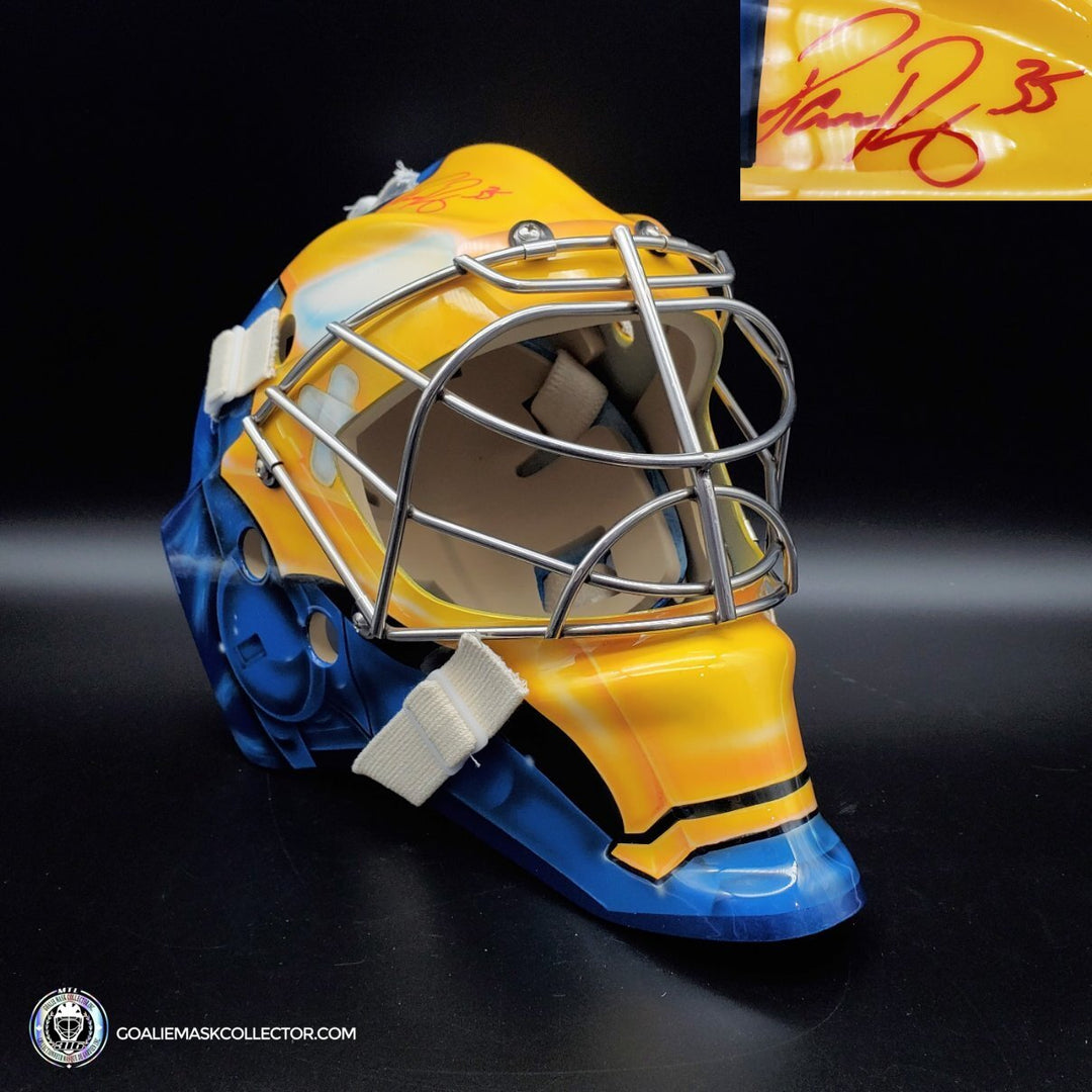 Pekka Rinne Signed Goalie Mask Nashville V2 Ironpred Signature Edition. Goalie Mask Collector.