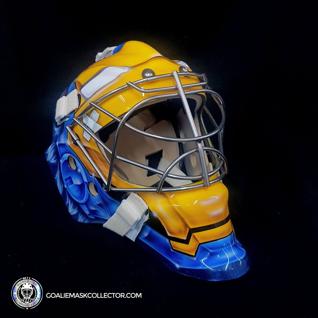 Pekka Rinne Goalie Mask Unsigned Nashville V2 Ironpre Tribute