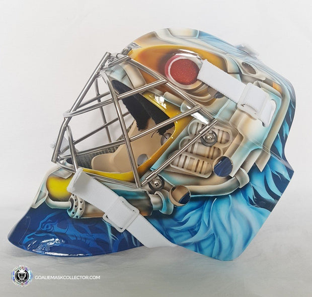 Pekka Rinne Unsigned Goalie Mask Nashville 2017 Tribute