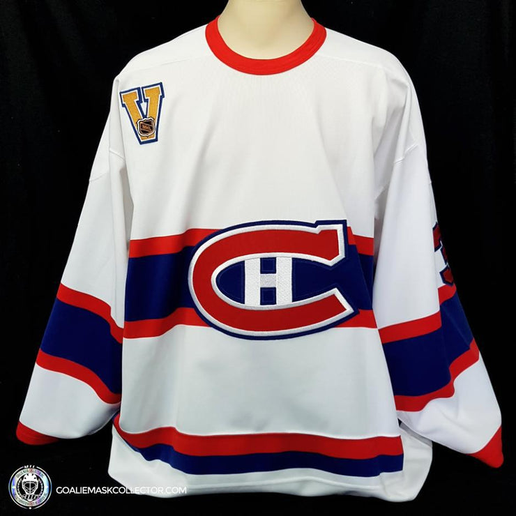 Steve Penney Game Worn Jersey Autographed Heritage Classic Edmonton Montreal Canadiens
