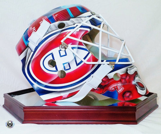 Peter Budaj Unsigned Goalie Mask Montreal Tribute