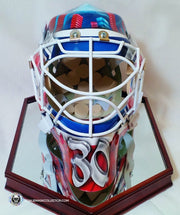 Peter Budaj Unsigned Goalie Mask Montreal Tribute