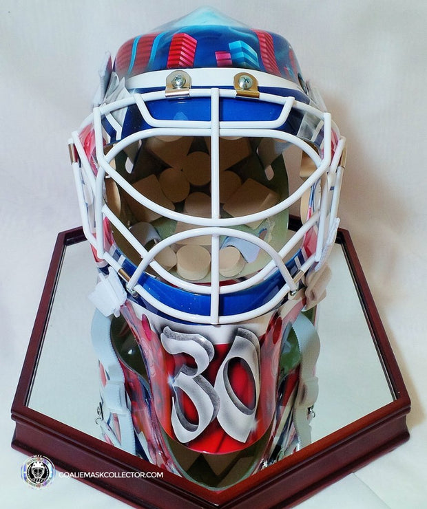 Peter Budaj Unsigned Goalie Mask Montreal Tribute
