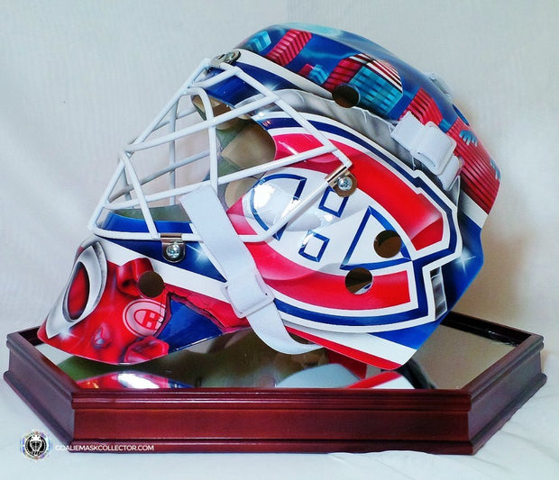 Peter Budaj Unsigned Goalie Mask Montreal Tribute
