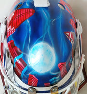 Peter Budaj Unsigned Goalie Mask Montreal Tribute