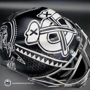 Petr Mrazek Goalie Mask Unsigned 2022 Native American Art Chicago