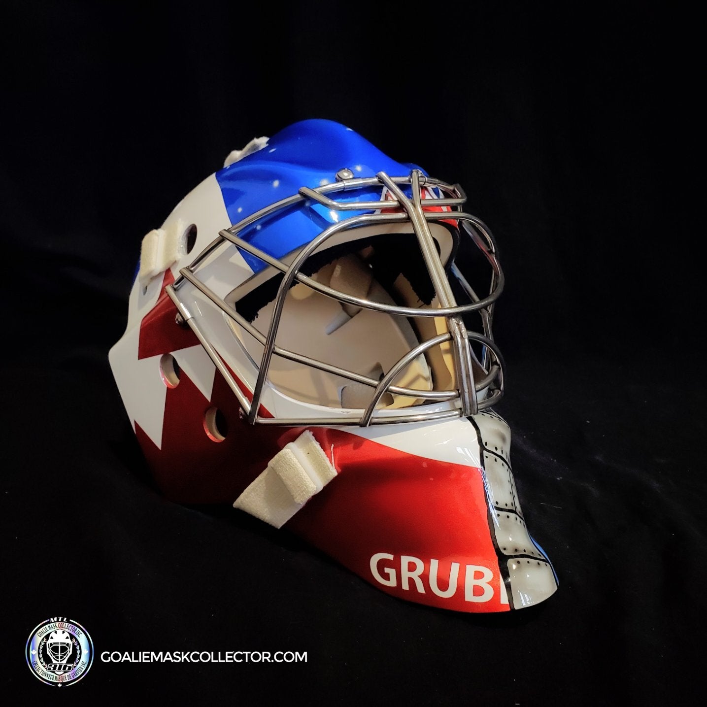 Custom Goalie Mask Colorado Avalanche Unsigned Tribute