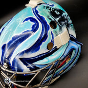 Philipp Grubauer Goalie Mask Unsigned 2021 Seattle V2 Tribute