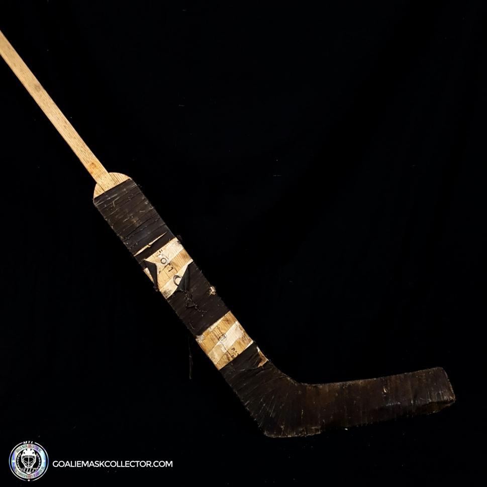 Jacques Plante CCM 1957 Game Used Stick Montreal Canadiens. Goalie Mask Collector.