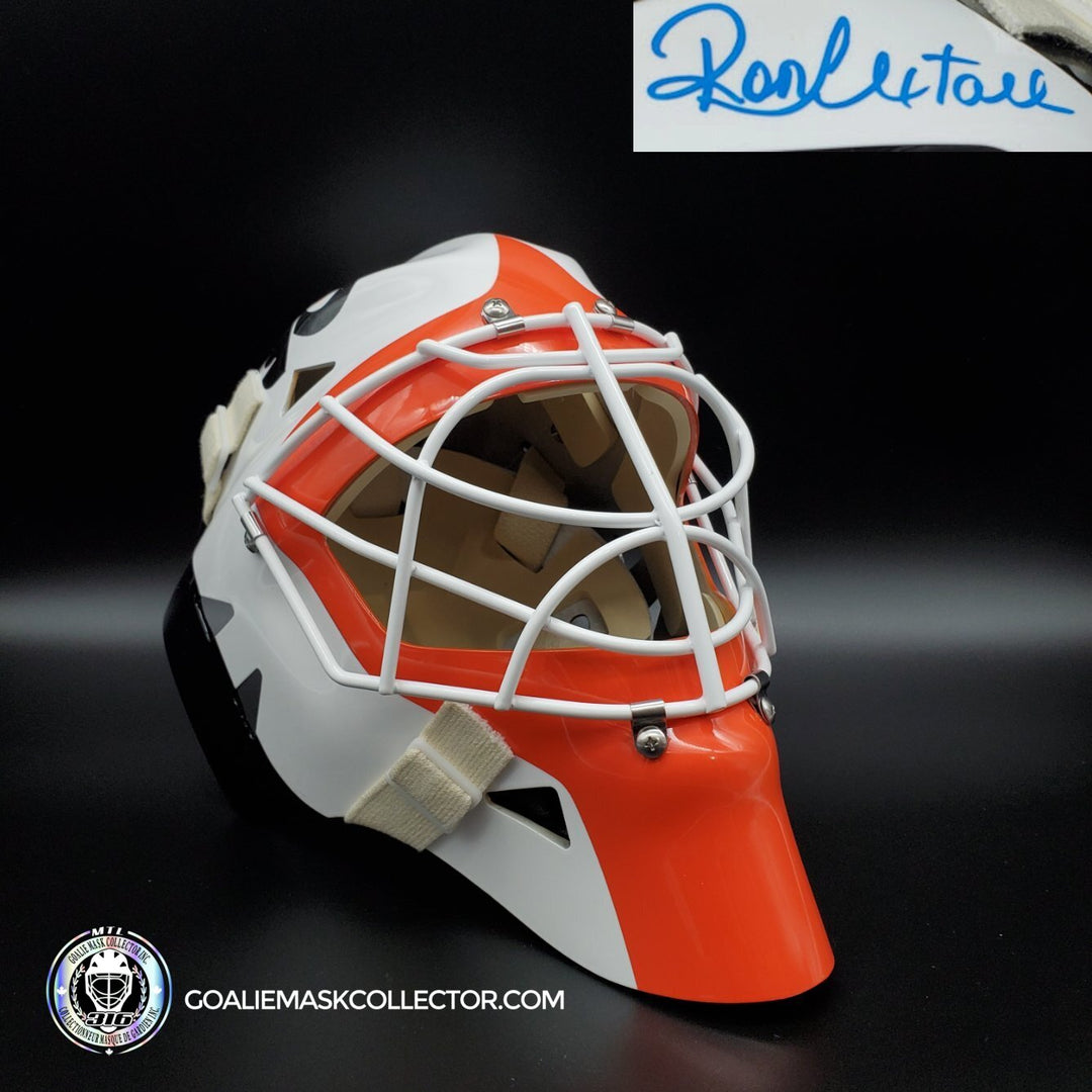 Ron Hextall Signed Goalie Mask Philadelphia 1986 1987 Rookie Signature Edition. Goalie Mask Collector.