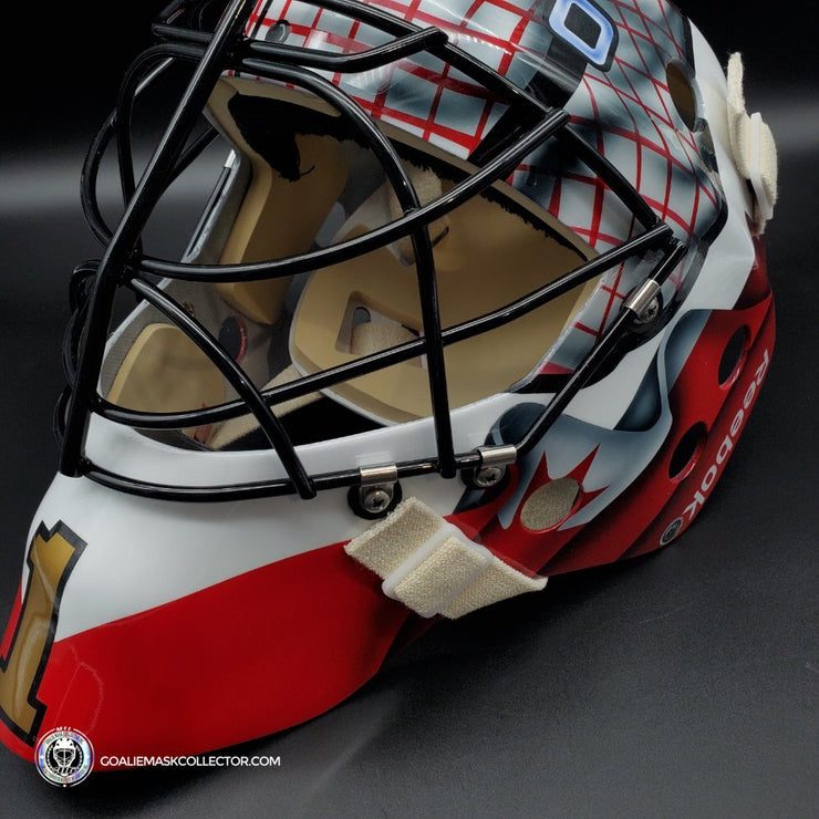 Roberto Luongo Unsigned Goalie Mask New York Tribute – Goalie Mask Collector