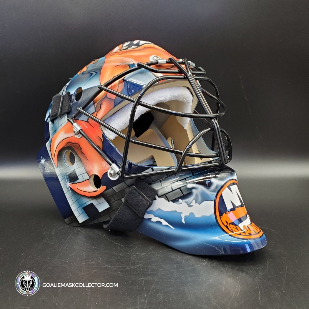 Roberto Luongo Goalie Mask Unsigned New York Tribute