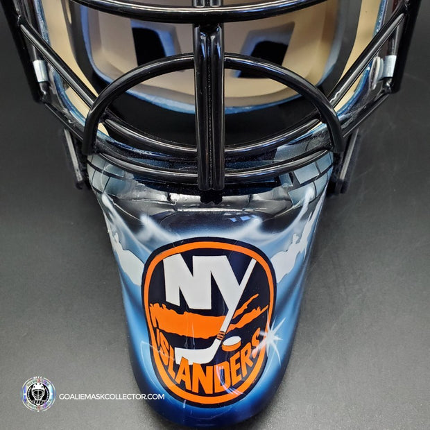 Roberto Luongo Unsigned Goalie Mask New York Tribute
