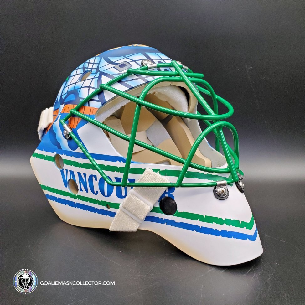 Roberto Luongo Goalie Mask Unsigned 2011 Vancouver "Johnny Canuck" Tribute