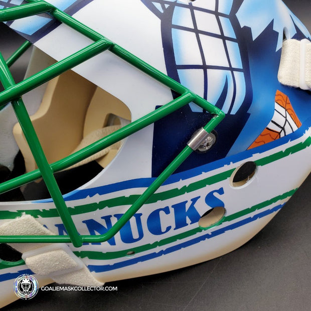 Roberto Luongo Unsigned Goalie Mask Vancouver Johnny Canuck Tribute