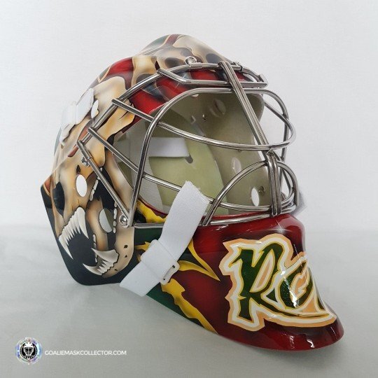 Dwanye Roloson Unsigned Goalie Mask Minnesota Tribute
