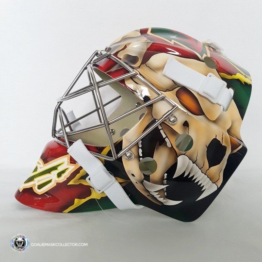 Dwanye Roloson Unsigned Goalie Mask Minnesota Tribute