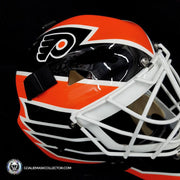 Ron Hextall Goalie Mask Unsigned Philadelphia Classic Arrow