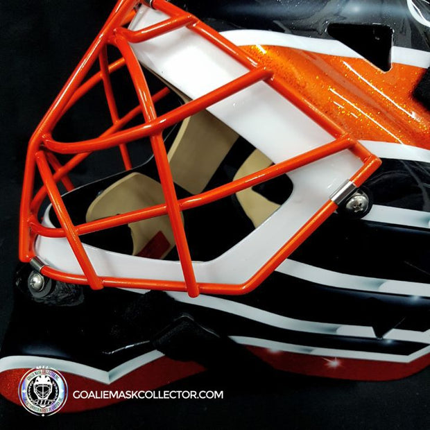 Ron Hextall Signed Goalie Mask "The Man Glitter Collection" Philadelphia Modern Signature Edition Autographed