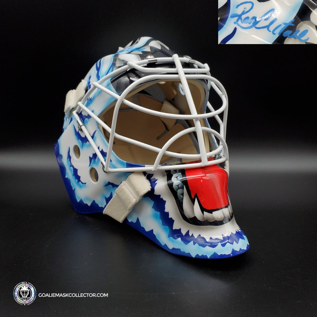 Ron Hextall Signed Goalie Mask Quebec Signature Edition Autographed