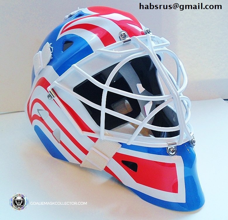 Ron Tugnutt Unsigned Goalie Mask Quebec Tribute
