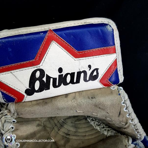 Patrick Roy Game Worn Used Goalie Pads Set Lefebvre Ferland Brian's 1990-91 Complete Set Autographed LOA AS-01967 - SOLD