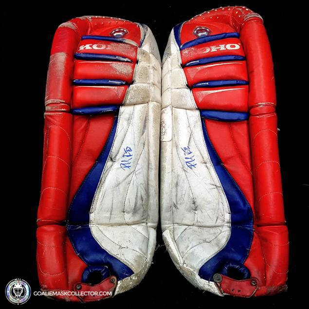 Patrick Roy Replica 1996 Koho Pads Signed and Inscribed Montreal Canadiens