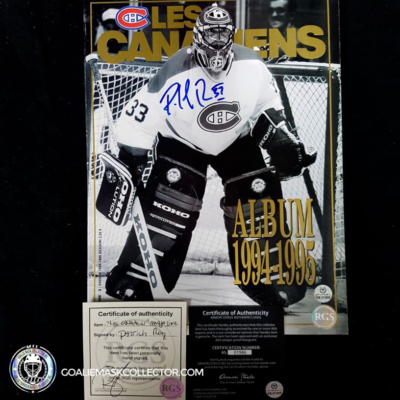 Patrick Roy Signed Les Canadiens Vol.10 #3 Magazine