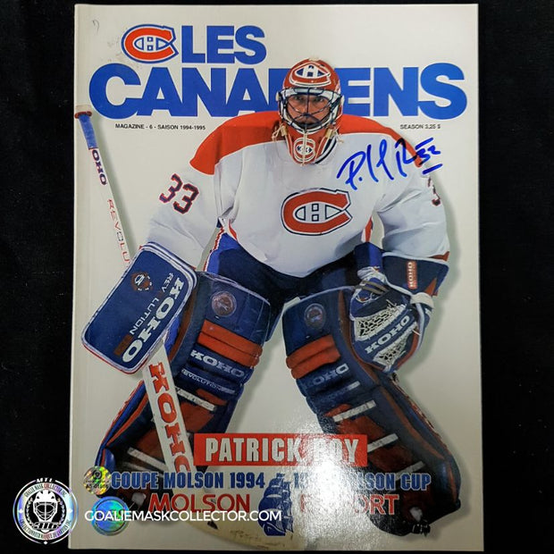 Patrick Roy Signed Les Canadiens Vol. 10 #6 Magazine Album 1994-1995
