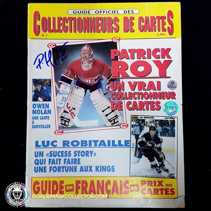 Patrick Roy Signed Le Collectionneur De Cartes Magazine
