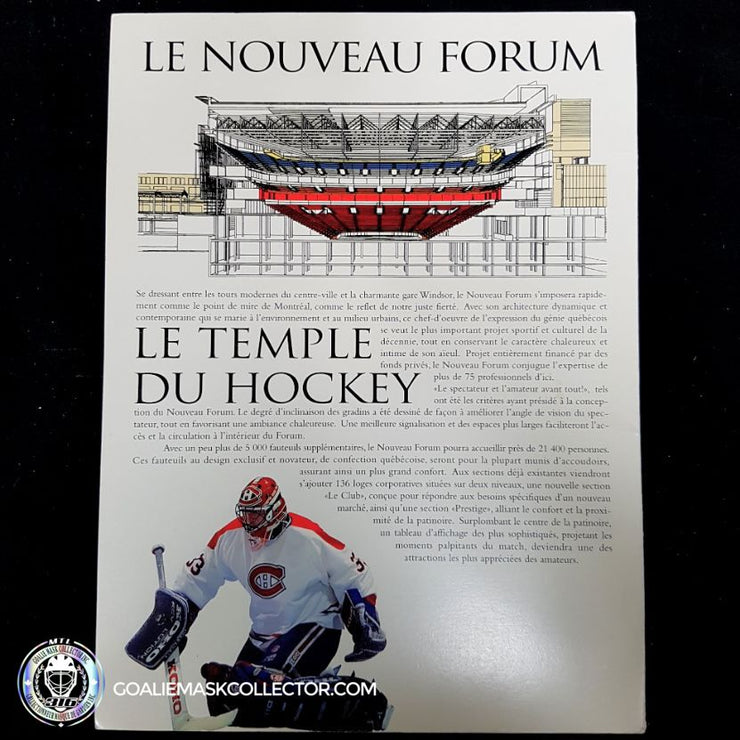 Patrick Roy Signed Le Nouveau Forum Magazine