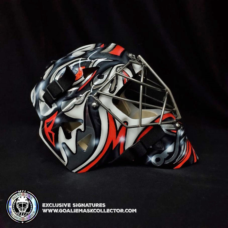 Ryan Miller Unsigned Goalie Mask Buffalo Black & Red Tribute Edition