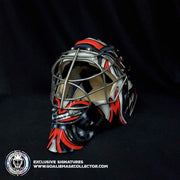 Ryan Miller Unsigned Goalie Mask Buffalo Black & Red Tribute Edition