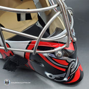 Ryan Miller Signed Goalie Mask Buffalo Black And Red Signature Edition Tribute