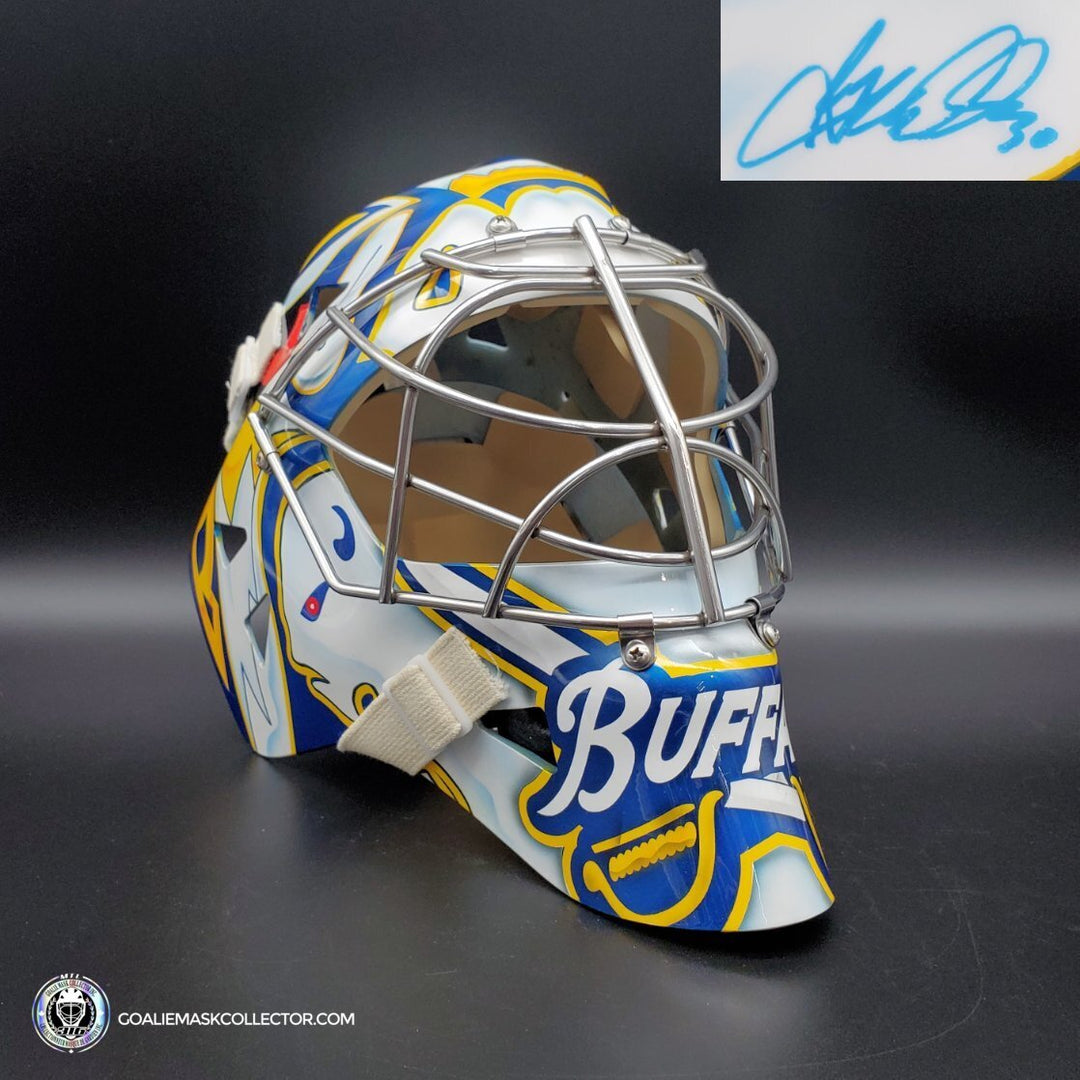 Ryan Miller Signed Goalie Mask Buffalo Classic Signature Edition. Goalie Mask Collector.